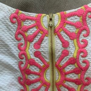 Out of print Pink and yellow shift dress